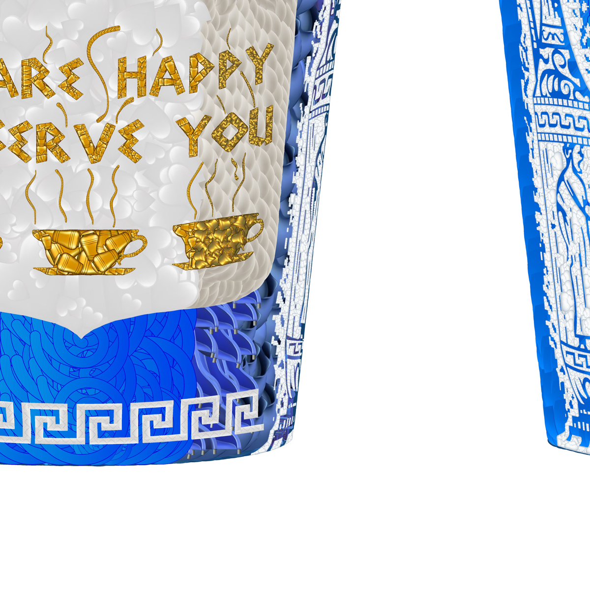 We Are Happy to Serve You — detail 4