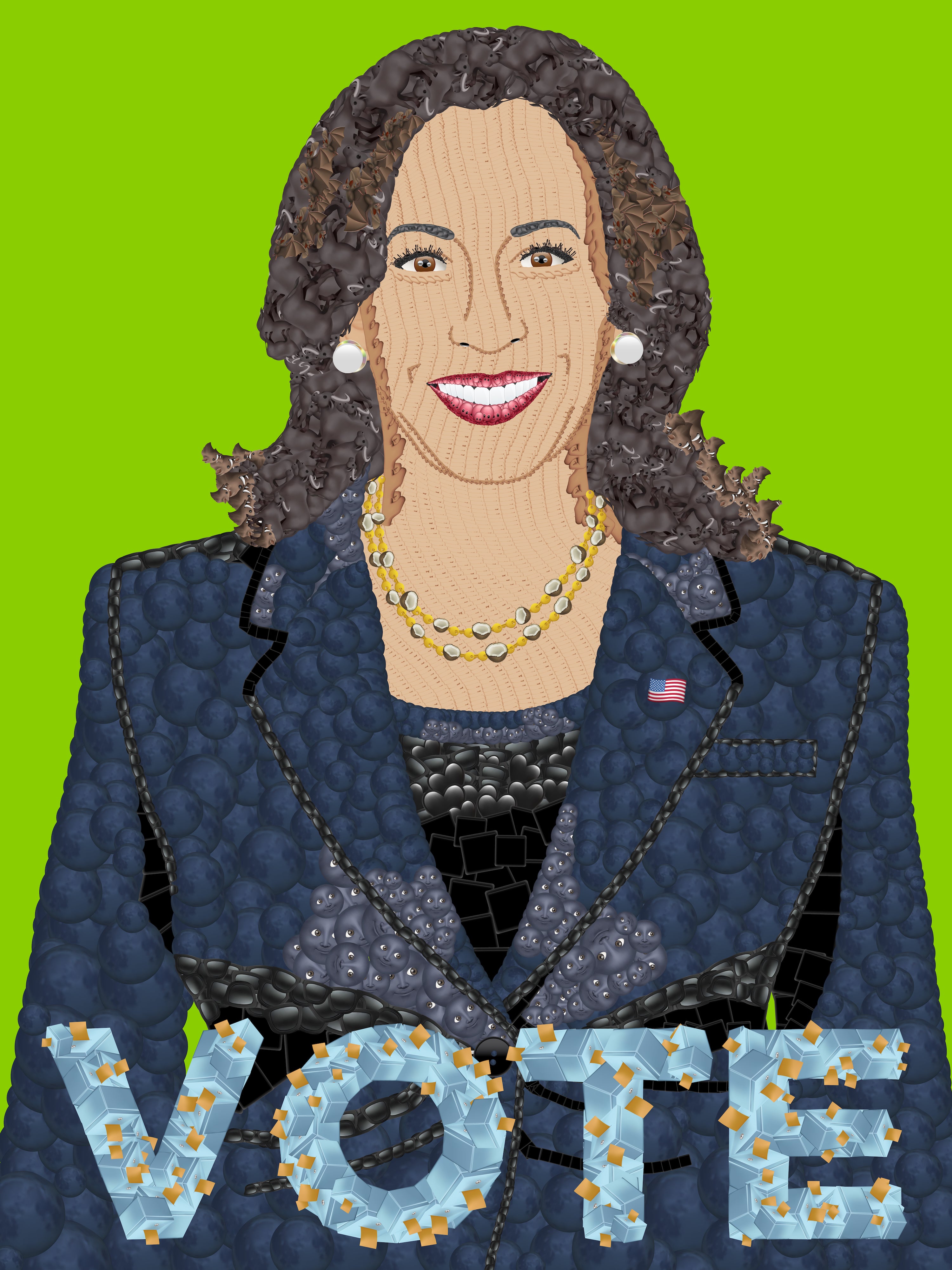 Kamala Harris VOTE Poster Image