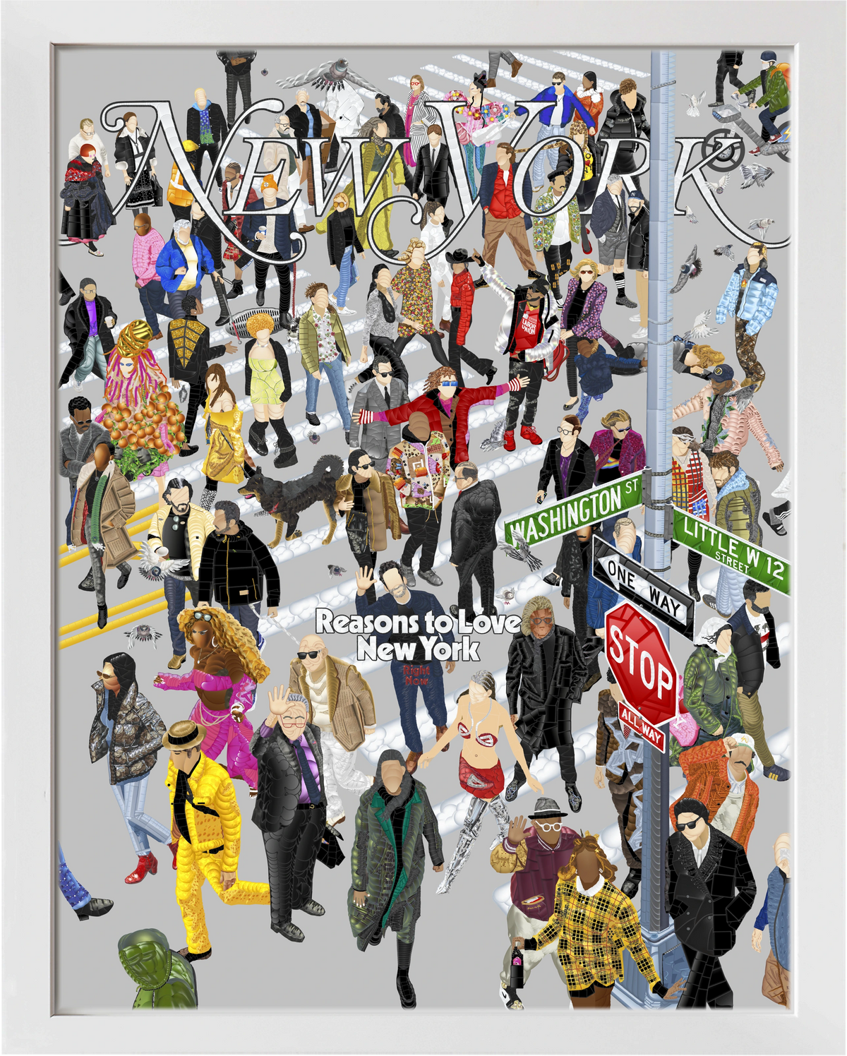 If You Can Make It There… — framed artwork